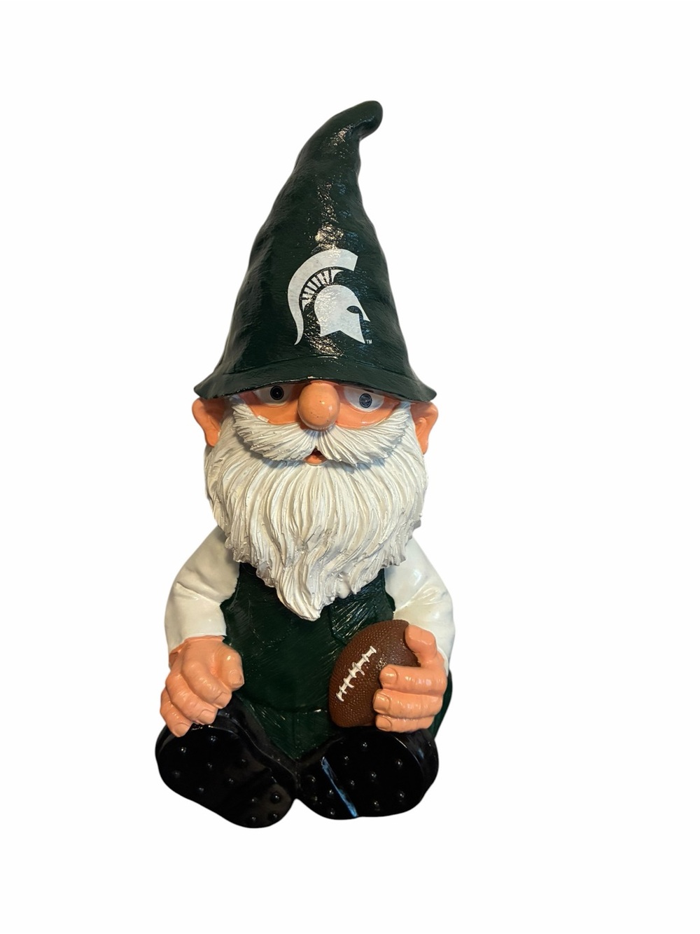 Michigan State Spartans Football Garden Gnome Forever Collectibles MSU Green